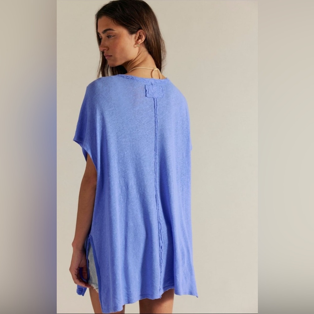 FREE PEOPLE We The Free Crystalle Tee TOP - Picture 3 of 4